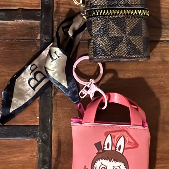 Dynamic Duo… Cute Pink Character Mini  and Keychain/Bag Charm Set - Picture 5 of 5